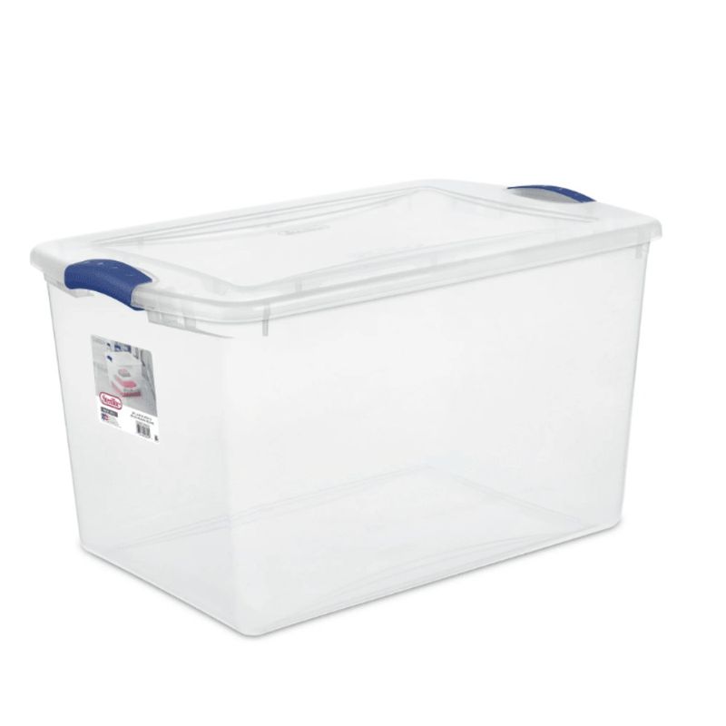 Stadium Latch 2 Plastic Pack Qt. 66 Box Sterilite Blue_voghion.com