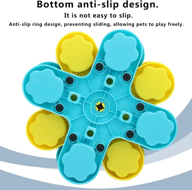 Gamelle lente pour chien, jouets éducatifs pour stimuler le cerveau et l'esprit, jouets interactifs pour l'entraînement du QI_voghion.com