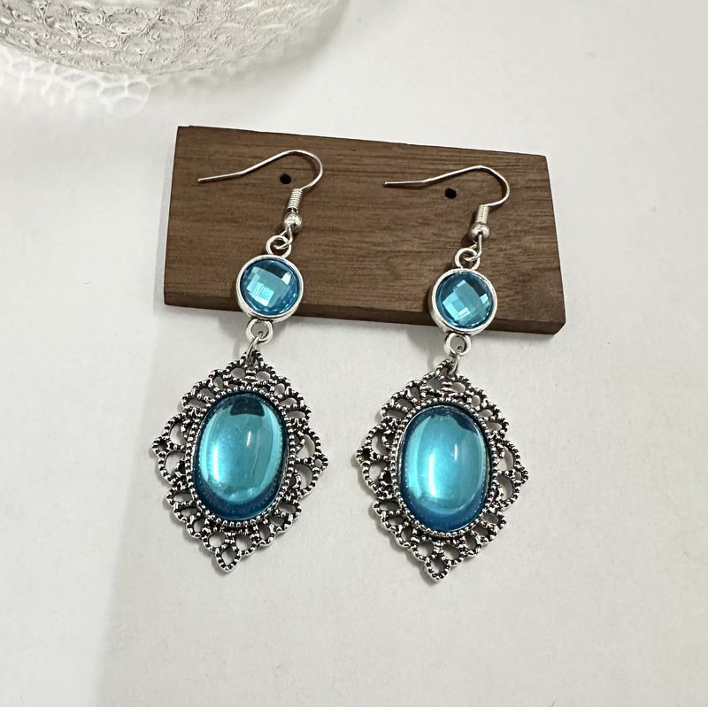 New Chinese Style Ethnic Exotic Elegant Niche Design Graceful Clip-On Earrings Without Piercing_voghion.com