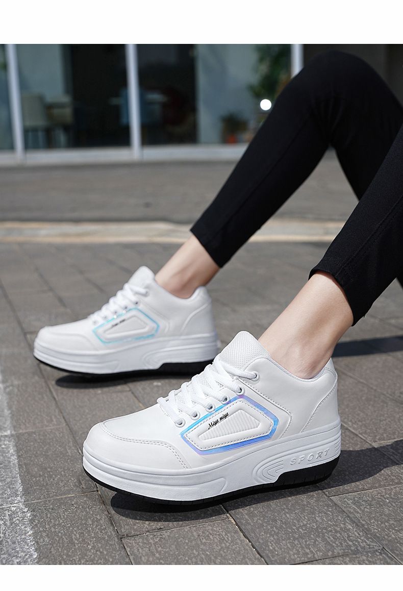 Neu Zweirädrige Flash-Schuhe Jungen Mädchen Rollschuhe Erwachsene Speed Skating Sneakers Abnehmbare Kinder_voghion.com