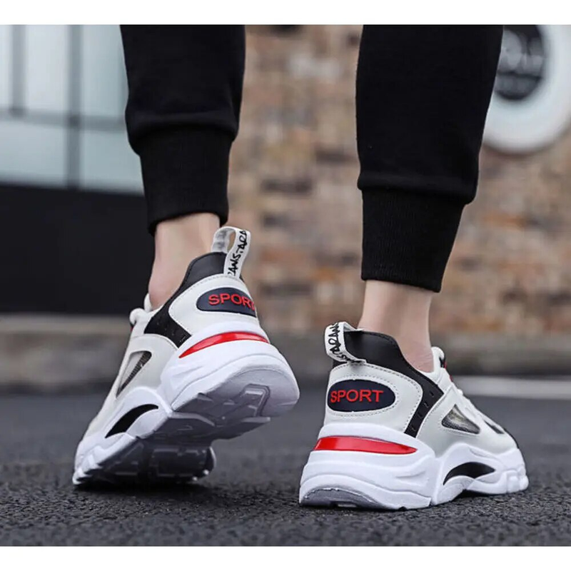 Herenschoenen Sportschoenen Basketbalschoenen Sneakers Canvas Synthetisch Duurzaam Ademend Steunzoolschoeisel_voghion.com