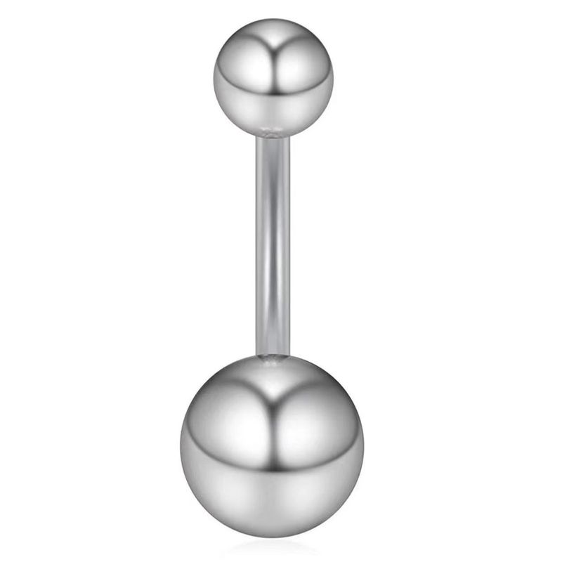 Piercing per ombelico in acciaio inossidabile con intarsi in zircone_voghion.com
