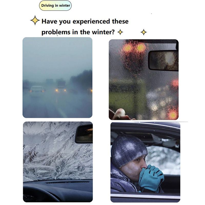 12V auto sildītājs 180W vējstikls briedis un 360 grādu atkausētājs regulējams ātras apsildes ventilators kravas laivu autobusiem_voghion.com