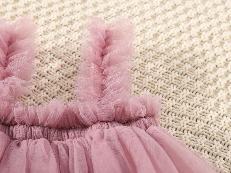 Sommer Baby Kleid Mesh Sling Tutu Kleid Neugeborenen Baby Geburtstag Kleidung_voghion.com
