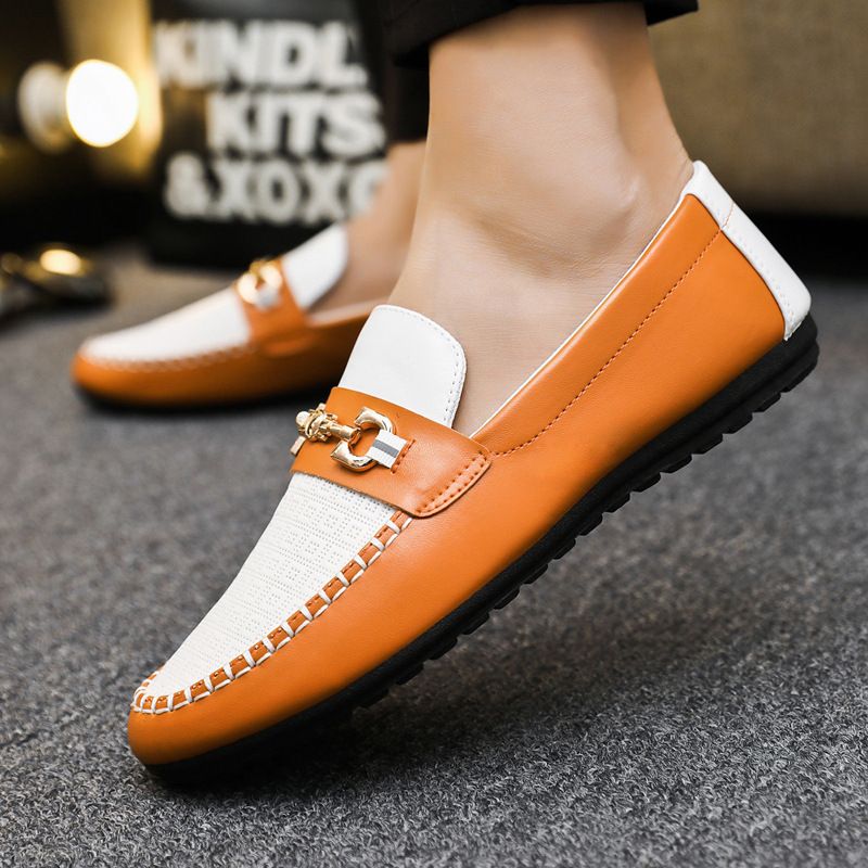 SHLIANG Herren Halbschuhe Penny Slipper Freizeitschuhe Bequeme Fahrschuhe Flats Wanderschuhe SB138_voghion.com
