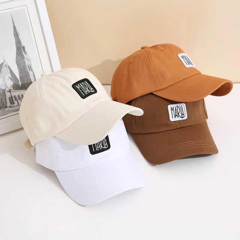 Herren- und Damenhüte, lässig, cool, All-Match-Baseballkappe mit kurzer Krempe, Sommer-Studenten-Sonnenschutzkappe_voghion.com