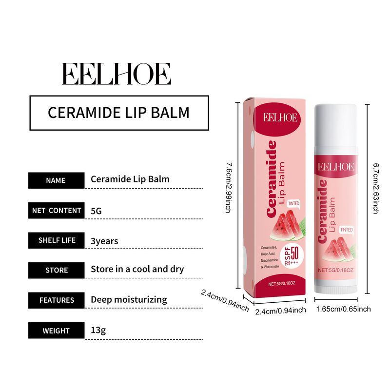 EELHOE Ceramide Lip Balm Moisturizing Lip Moisturizing Mild Moisturizing Lip Balm_voghion.com