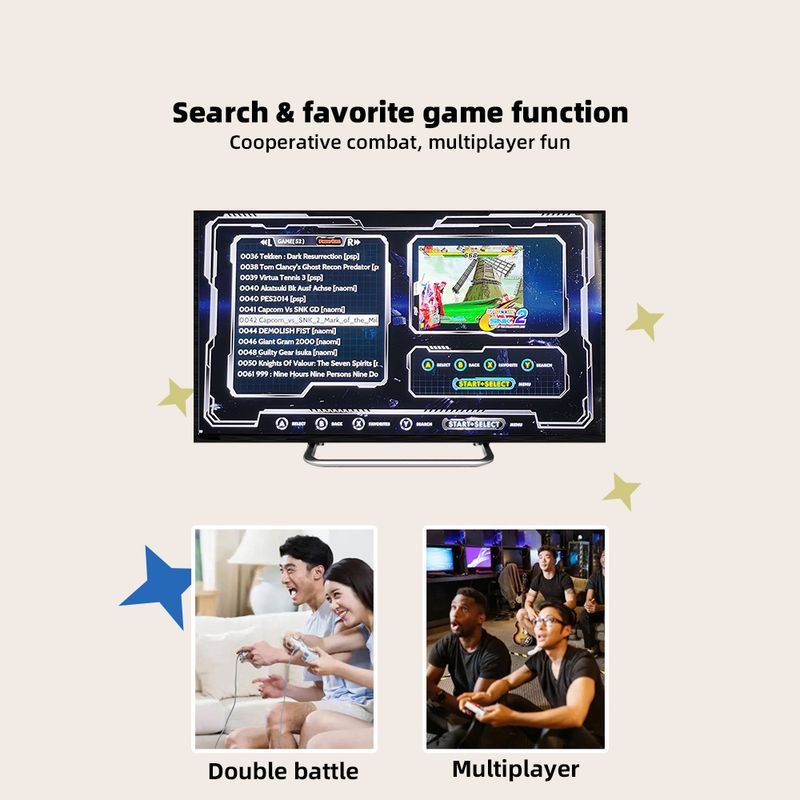 M9 Mini Nostalgia M8 Classic Home TV HD Wireless Game Console X2 Arcade_voghion.com