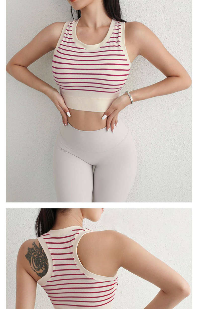 SUPERFLOWER Intimo sportivo da yoga per donna Gilet Fiess con pettorali fissi Top reggiseno integrato ad alta elasticità ad asciugatura rapida_voghion.com