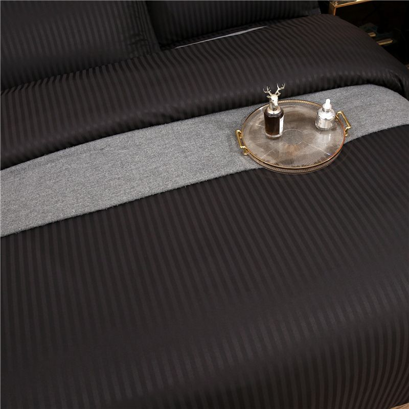 Jacquard-Satin-Bettbezug-Set, luxuriöse 3-teilige Bettwäsche, Kissenbezüge inklusive, knitterfrei, weich_voghion.com