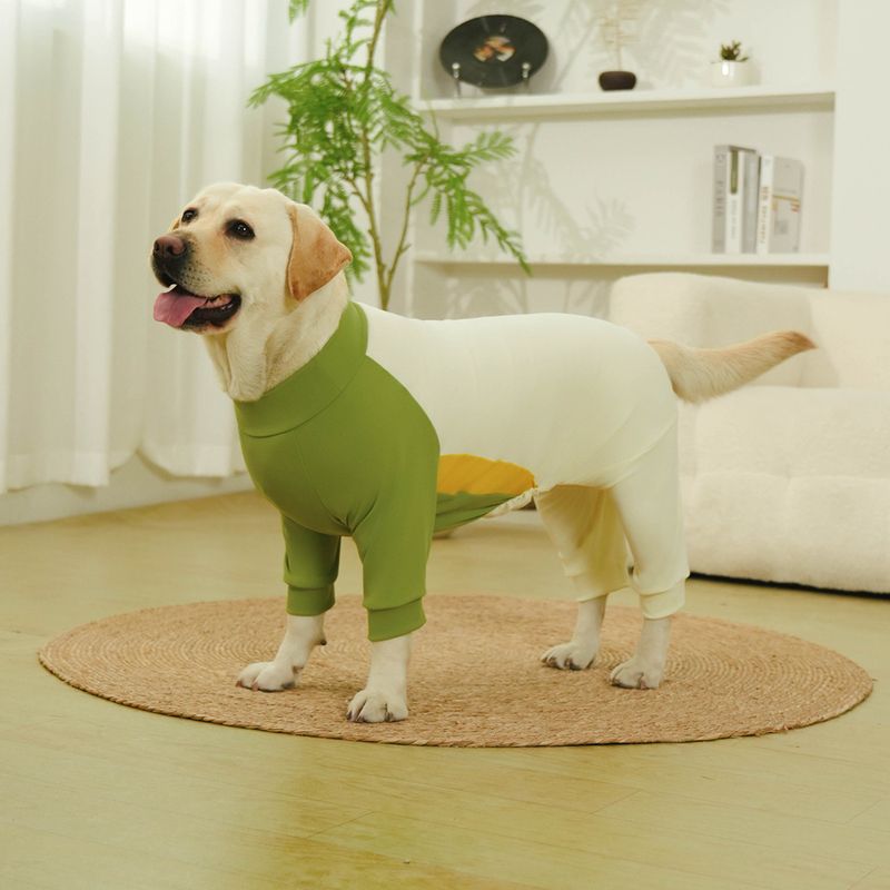 Pet Summer Dog Anti-Shedding Four-Legged Home Breathable Clothes For Medium And Large Dogs_voghion.com