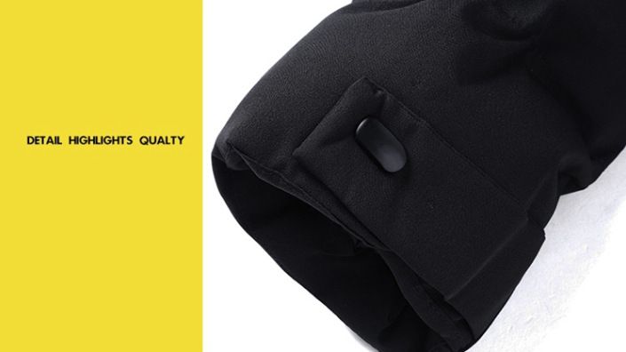 Herrenbekleidung Winter Europäische und amerikanische Herren Dicker warmer mittellanger Kapuzenmantel US-gestickte Buchstaben Lose Jacke Herren_voghion.com