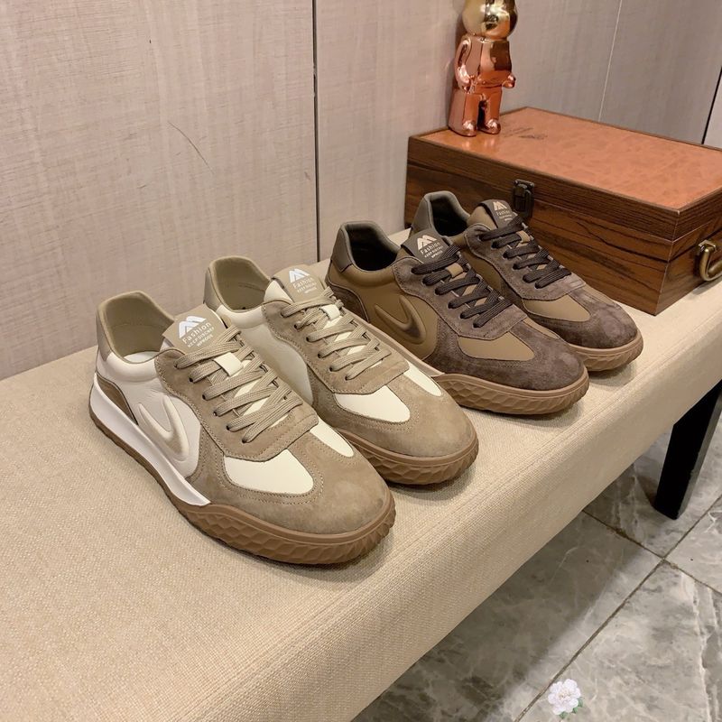 1:1 Markenqualität, Originalverpackung, hochwertige neue Trainingsschuhe aus echtem deutschem Leder, flache Freizeitschuhe, Sportschuhe für Studenten_voghion.com