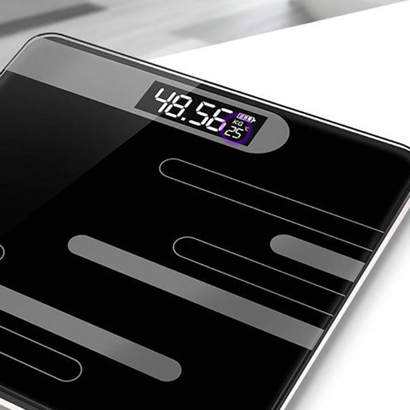 Badkamer Lichaam Vloerweegschaal Badweegschaal Lichaamsweging Digitale Lichaamsgewichtweegschaal LCD-scherm Glas Slimme Elektronische Weegschalen_voghion.com