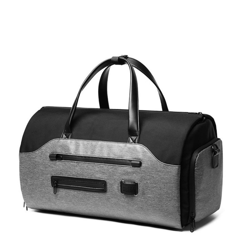 Men's Business Folding Short Trip Handheld Shoulder Waterproof Multifunctional Set Gym Bag_voghion.com