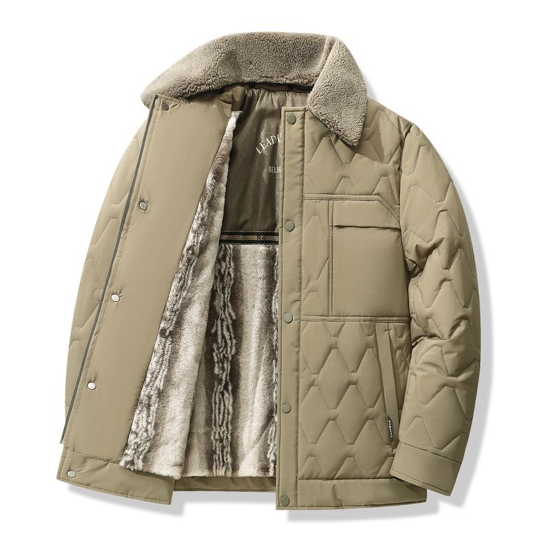 Cappello da uomo con colletto rimovibile, imbottito in cotone spesso, casual, caldo_voghion.com