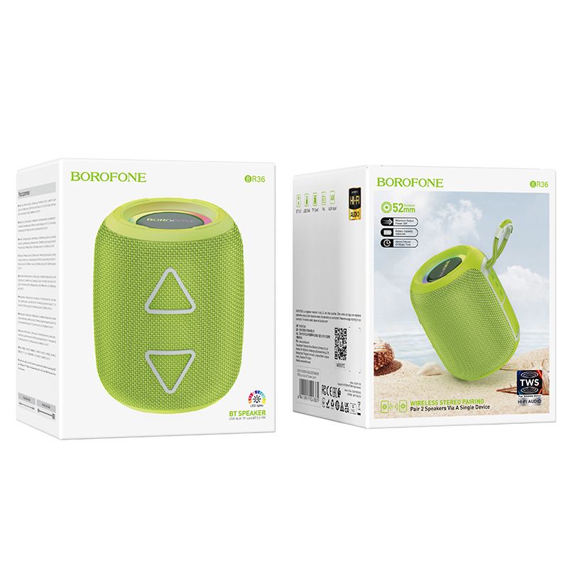 Music Festival BR36 Nuovo Bluetooth sportivo wireless con elevata qualità audio e mini altoparlante esterno collegabile_voghion.com