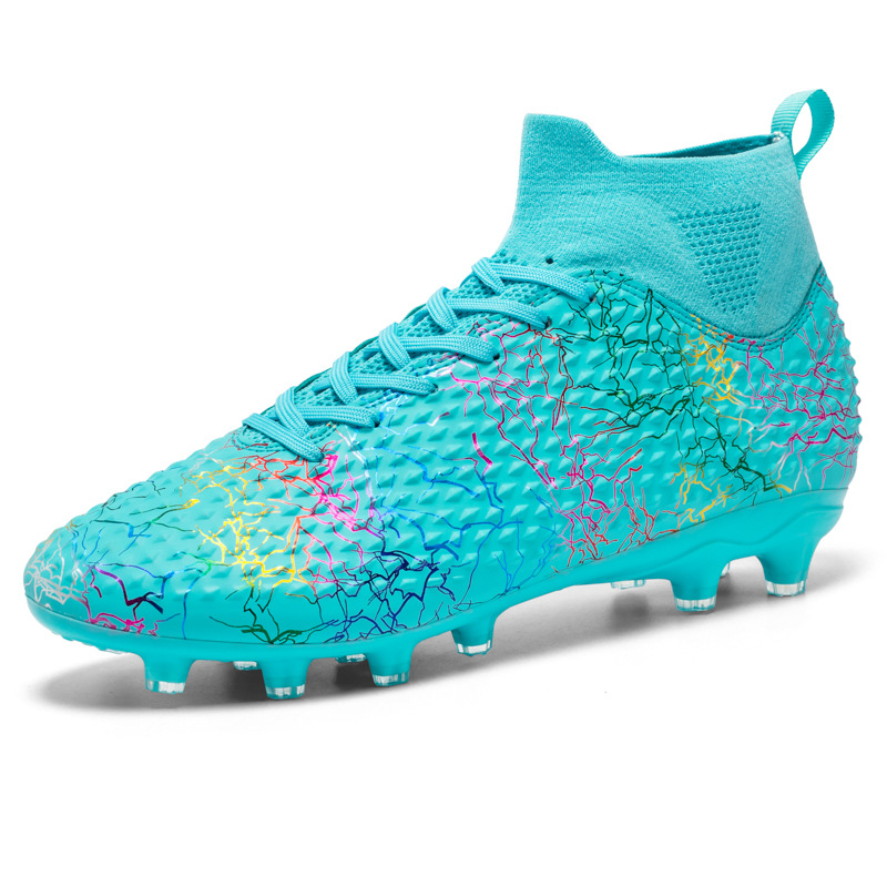 2023 New Breathable Durable Indoor High Collar, Long Nail, Short Nail Couple Football Shoes, Training Shoes_voghion.com