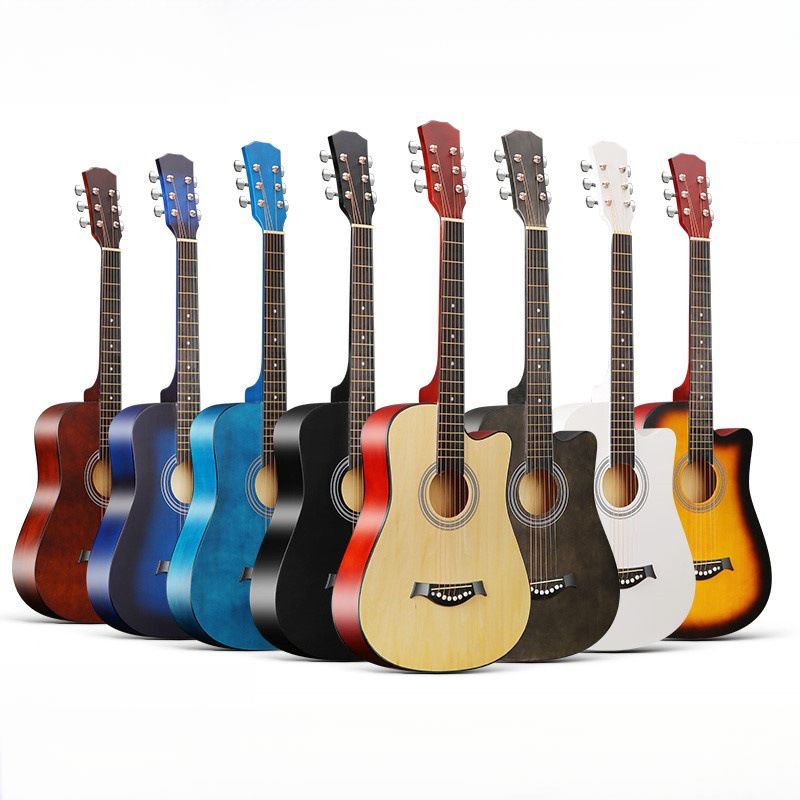 Chitarra per principianti in tiglio liscio da 38 pollici e 41 pollici_voghion.com