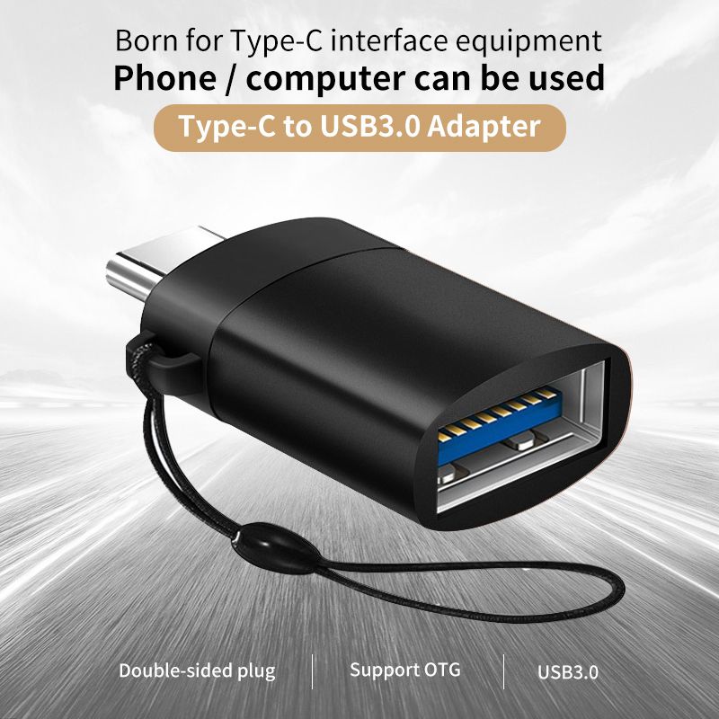 2 ADET 3.0 Tip C OTG Şarj Adaptörü Konnektörü Tip-C'den Erkek Tip-c Adaptör Dönüştürücü PC Kitap Araba USB iPad_voghion.com