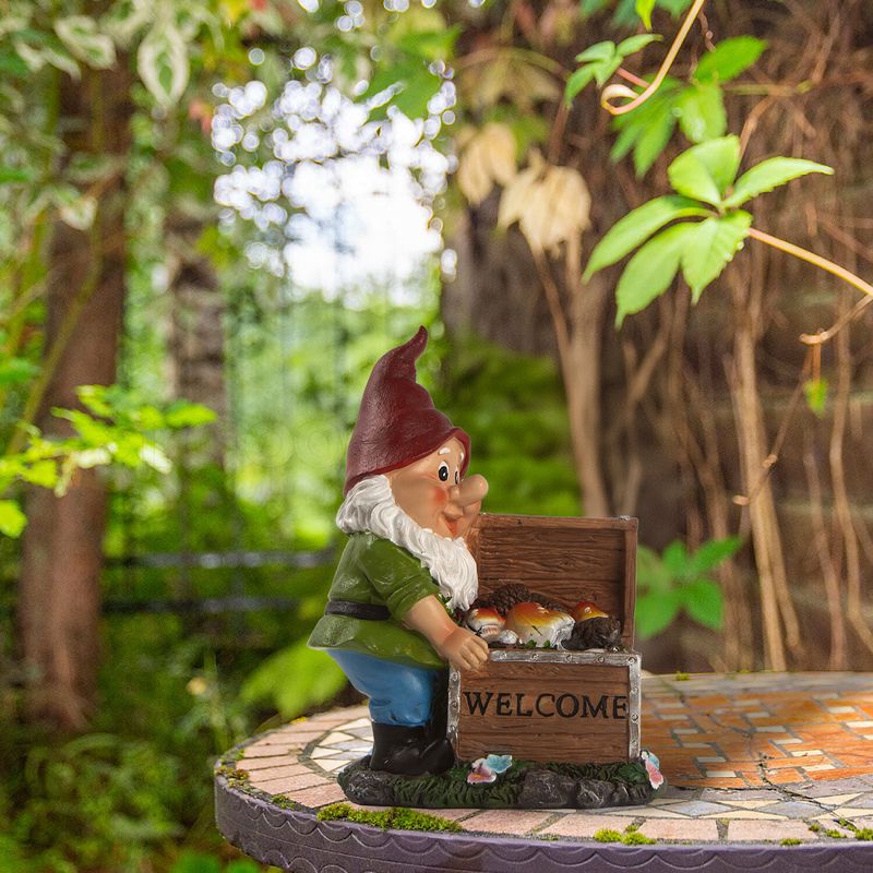 Cross Border Dwarf Solar Resin Lamp Halloween Christmas Outdoor Camping Garden Atmosphere Ornaments Solar_voghion.com