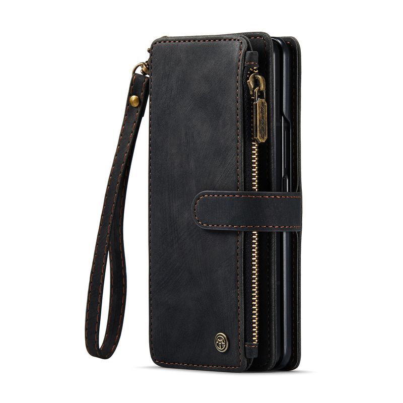 Étui en cuir pour téléphone portable Samsung Z Folder 6, étui de protection à rabat, résistant aux chutes, carte Z Folder 5_voghion.com