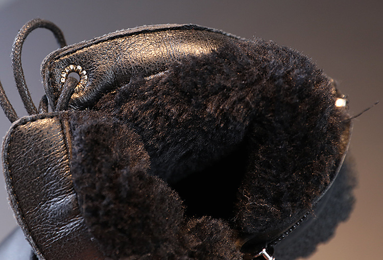 Scarpe per bambini Autunno e inverno Stivali Martin in velluto Scarpe piccole e calde in pelle Stivali corti grandi in cotone per ragazze_voghion.com