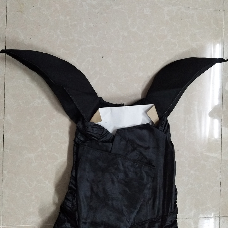 M-3XL Große Größe Halloween Kostüm Maleficent Dark Witch Kostüm Horn Hexe Kostüm Uniform_voghion.com