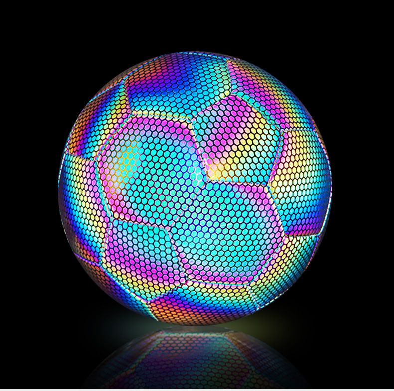 Glow In Dark Football - Durable Machine-Stitched PU Size 5 & 4 For School Training & Matches With Fluorescent & Reflective Features_voghion.com