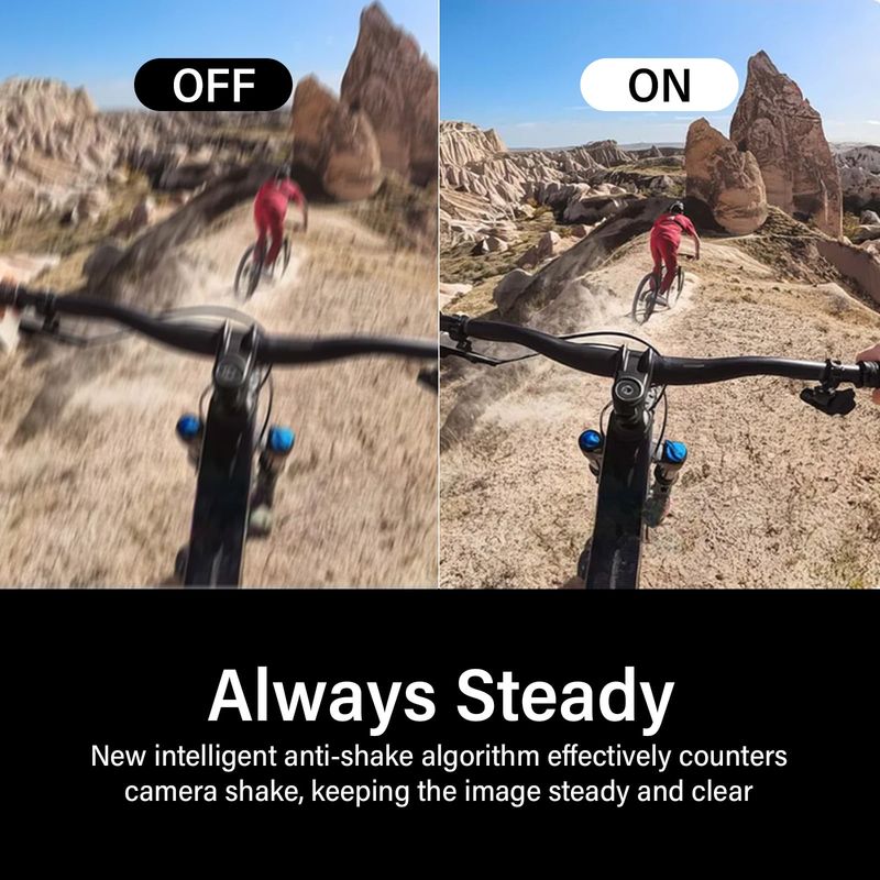 Action Camera, Body Camera, HD Lens 120 Degree Wide Angle Lens (180 Degree Rotatable), Support Video&Photo Editing External Microphone Vlog Camera_voghion.com