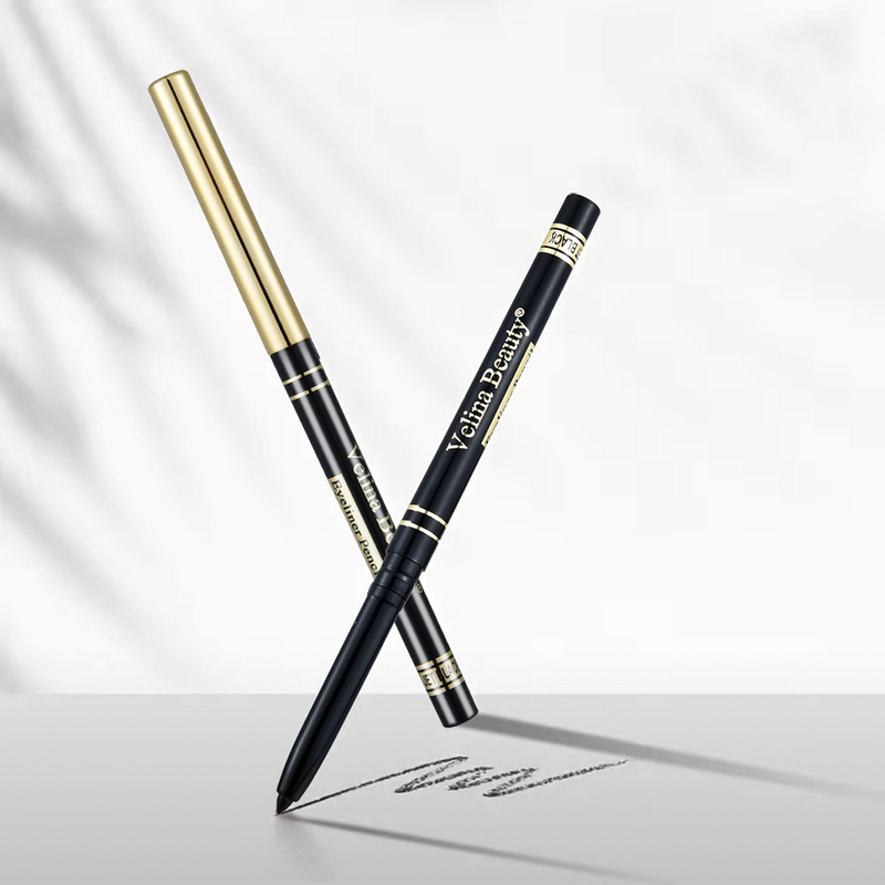 gel Vit eyelinerpenna Koreansk damsmink vattentät, snabb, torr, slät, svartbrun eyeliner kosmetika_voghion.com