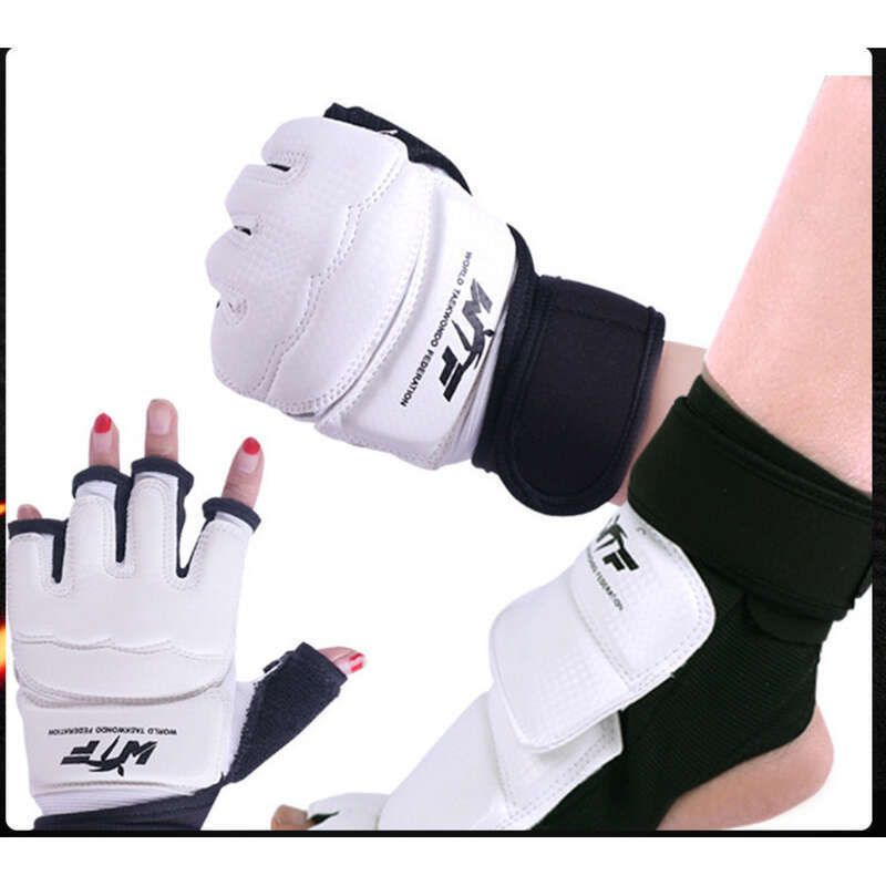 Halbfingerhandschuhe, Taekwondo-Schutz, Kampfausrüstung, Kampfsporttraining, Sanda-Kampf, Hand- und Fußschutz_voghion.com