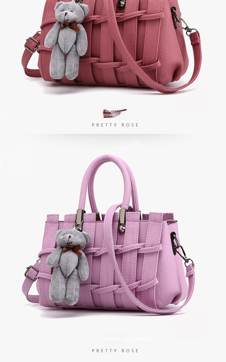 Baobao 2023 sac à main édition coréenne pour femmes d'âge moyen tissage Simple une épaule croisée sac de maman_voghion.com