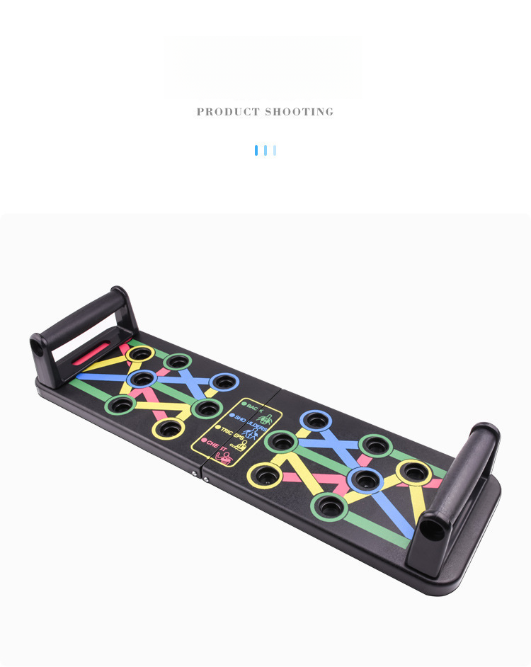 New Practical Push Up Board Foldable Fitness Board Home Indoor Sports Fitness Equipment Arm and Chest Muscle Training_voghion.com