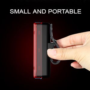 USB oplaadbare fietsachterlicht 2-pack, 1200 mAh looptijd 50 uur, ultrahelder, 5 lichtstanden, IPX5 waterdicht (2 USB-kabels meegeleverd)_voghion.com