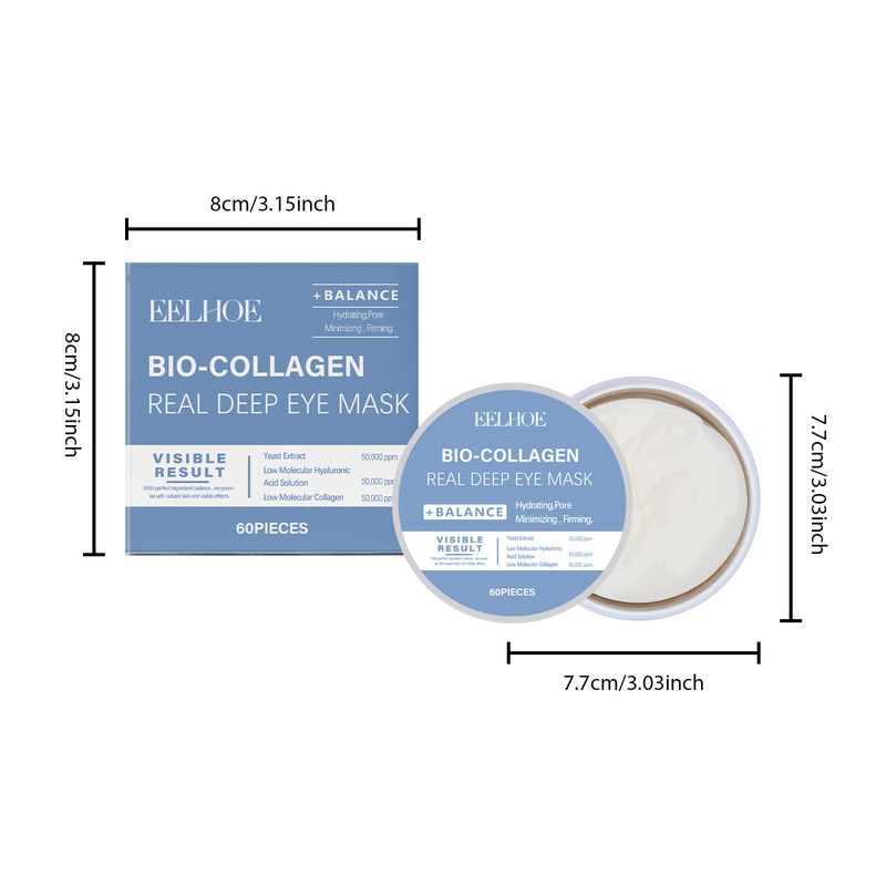 EELHOE Collagen Eye Mask, Skin Moisturizing And Hydrating Patch Skin Care Eye Mask_voghion.com