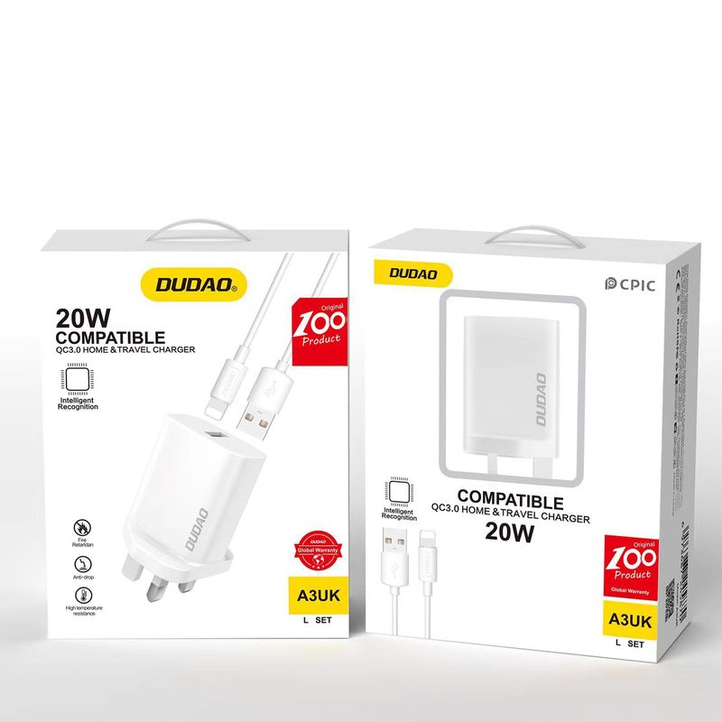 A3UK British Standard 5V3A QC3.0 Mobile Fast Charging Head CE Certified Charger_voghion.com