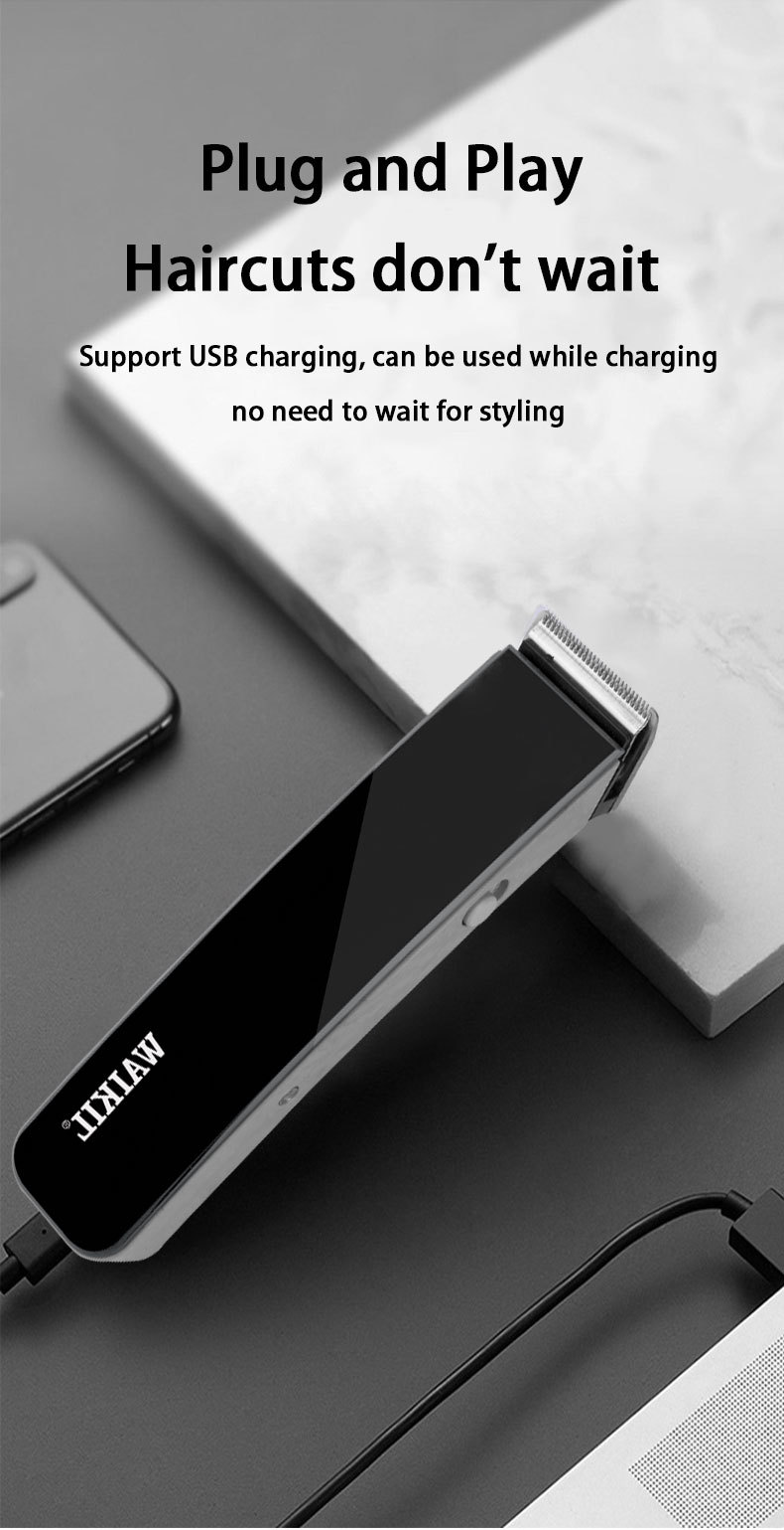 hair clipper electric clipper USB charging head washing hair clipper razor _voghion.com