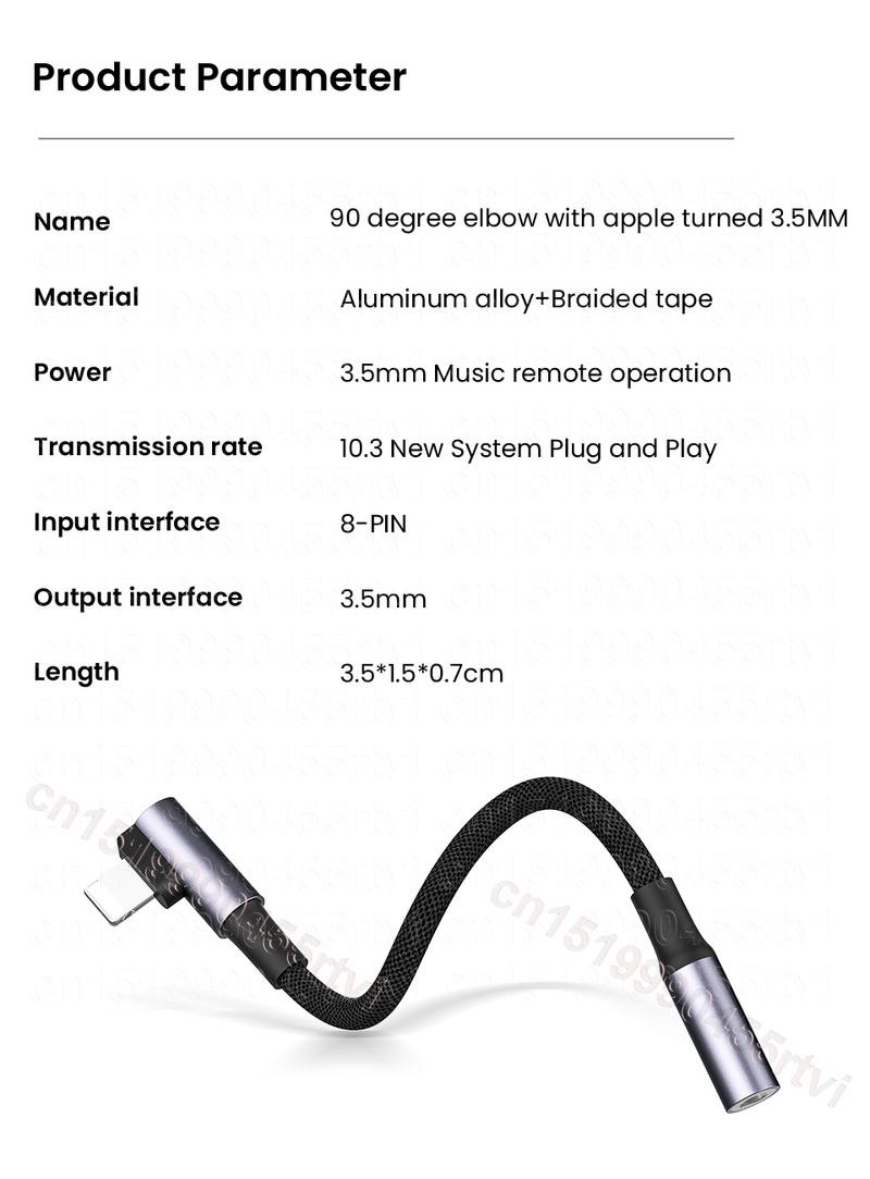 Adaptor cablu Lighting E la 3,5 mm AUX convertor pentru iPhone 14 13 12 Pro adaptor căști conector mini audio_voghion.com