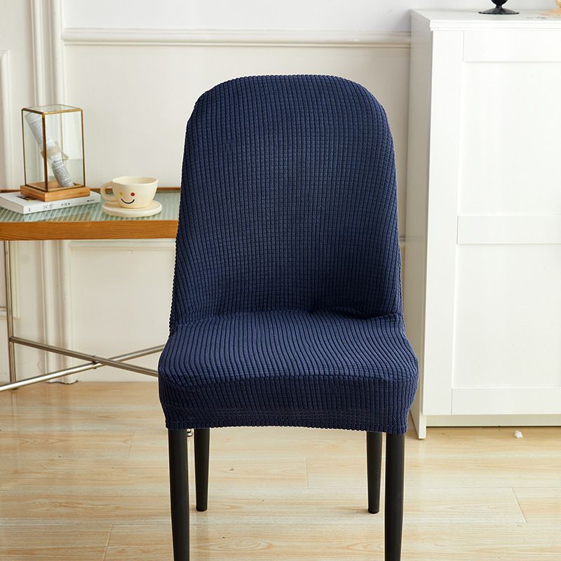 Curved Chair Cover All-inclusive Universal Dining Table And Chair Protective Cover Home Simple Modern Large Round Stool Cover_voghion.com