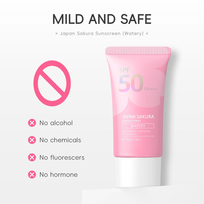 LAIKOU Sakura Sunscreen Moisturizing Version Of The Base Cream 50g Moisturizing Skin Care Products_voghion.com