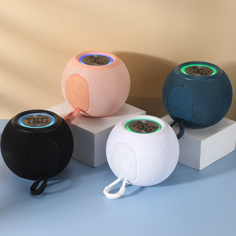 T&G TG337 New Portable Speaker Wireless Bluetooth 3D Stereo Surround Subwoofer Waterproof Outdoor Loudspeaker Lanyard_voghion.com
