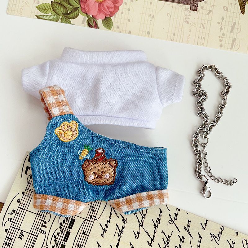 Doll Clothes 17cm LBB Doll Clothes Standing Sitting First Generation Second Generation Clothes 15cm Shirt 10cm Cotton Doll Clothes_voghion.com
