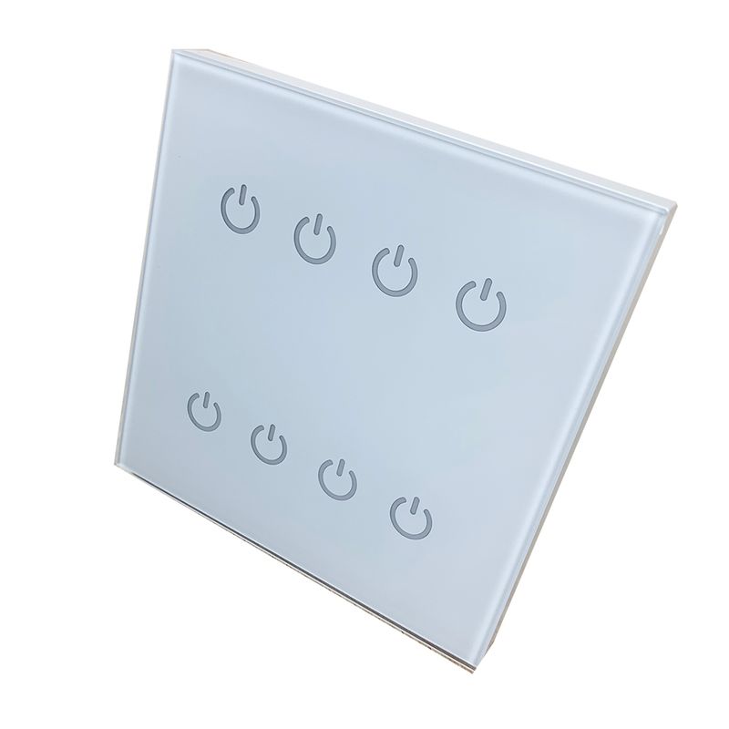 Kincony 2 4 6 8 Gang Wall Toggle Reset Switch Touch Button Momentary Contact For Smart Home Automation Module Controller_voghion.com