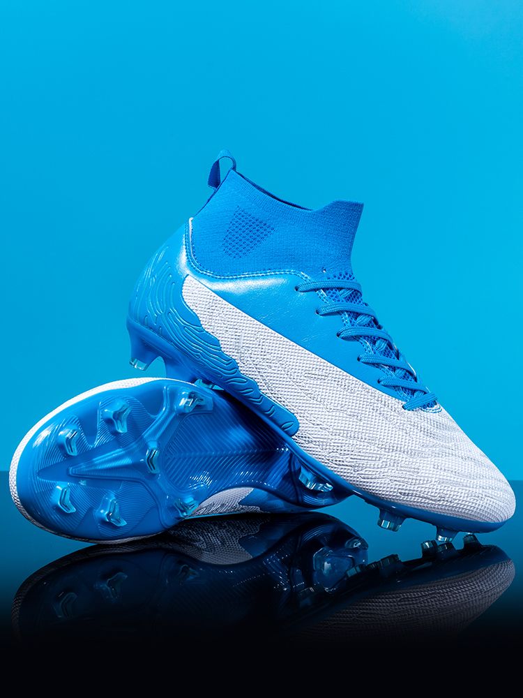 New Patent Long Spike Youth Soccer Shoes In 4 Colors, Sizes 32-46_voghion.com