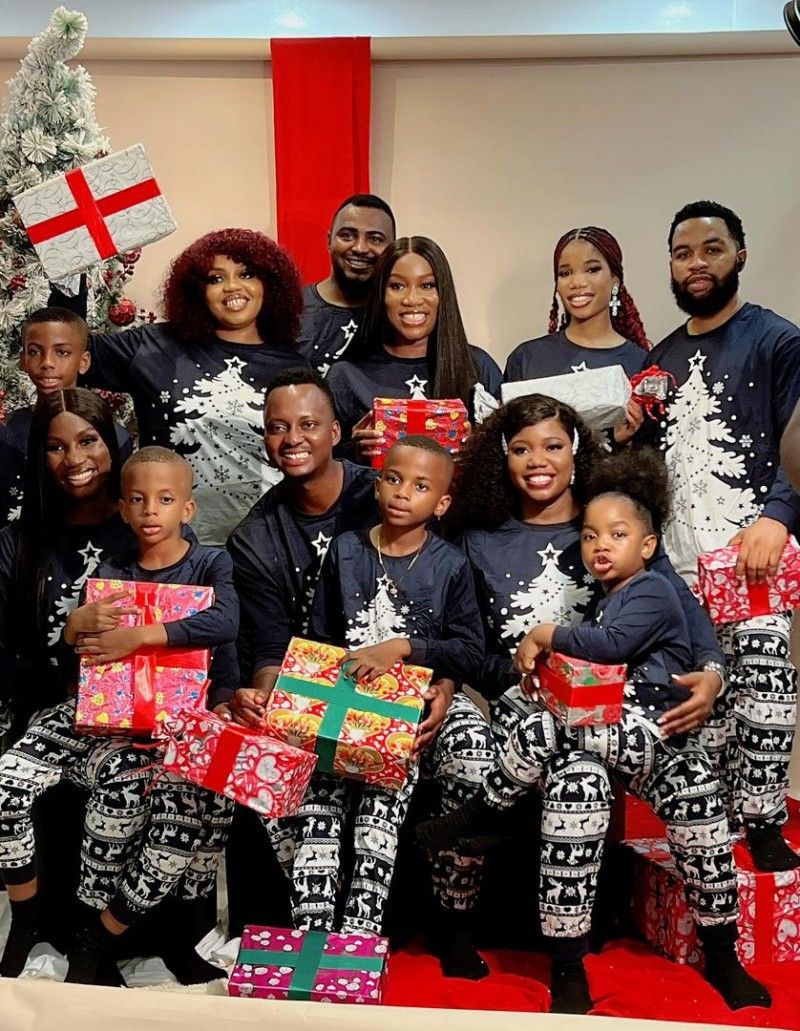 Pijamas navideños Conjunto navideño para padres e hijos Conjunto familiar Conjunto navideño Pijamas navideños para padres e hijos_voghion.com