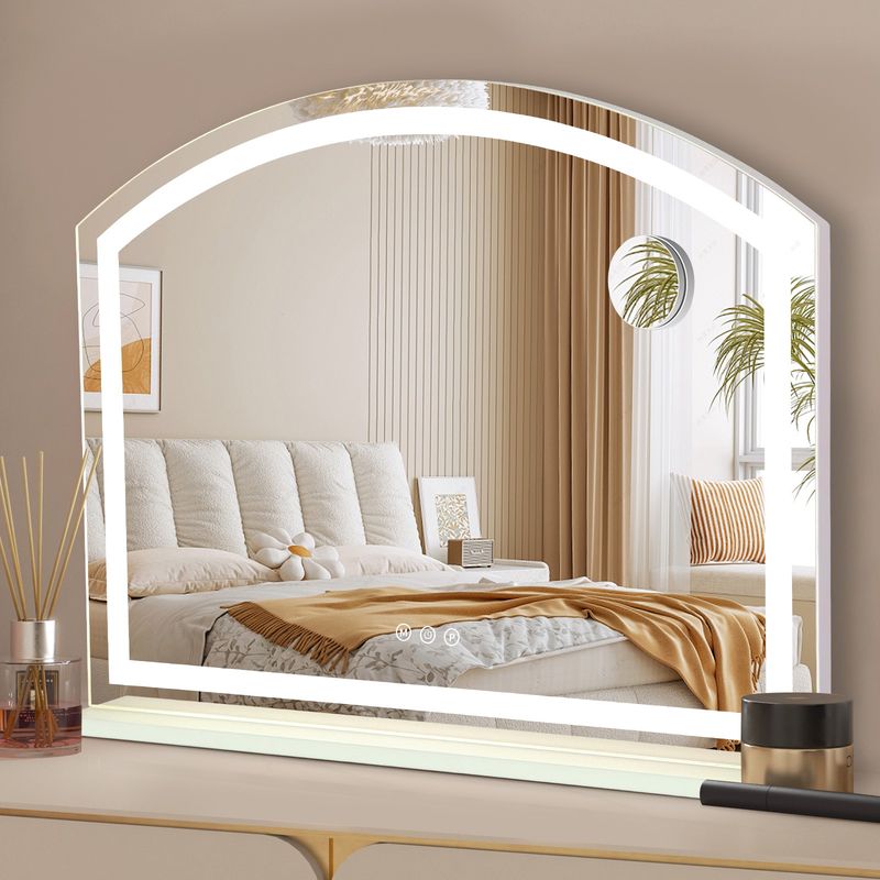 Large Hollywood Mirror LED Lights Vanity Make Up Mirror Dressing Table Mirror_voghion.com