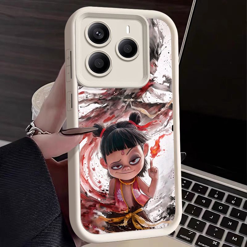 Nezha Aobing Print TPU Case For Xiaomi Redmi Note 14 4G 13 Pro Plus Note 12 14 Pro 5G Poco F6 X6 X7 X5 13T 14T Pro Phone Cover_voghion.com