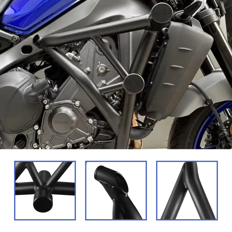 POUR MT-09 FZ-09 mt09 Accessoires de moto Protection moteur Barre anti-collision Pare-chocs MT09 mt09 protection moteur_voghion.com