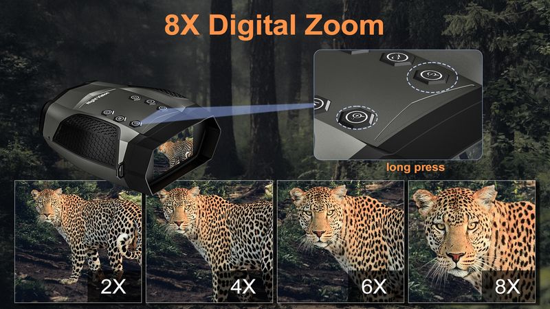 Nuovo dispositivo digitale a infrarossi per visione notturna a colori a bassa luminosità da 600 m per esterni_voghion.com